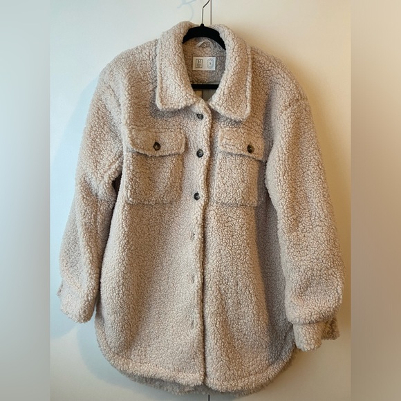 Jardines Domaines x Sammy Sylvester collab teddy bear shacket - Picture 2 of 7